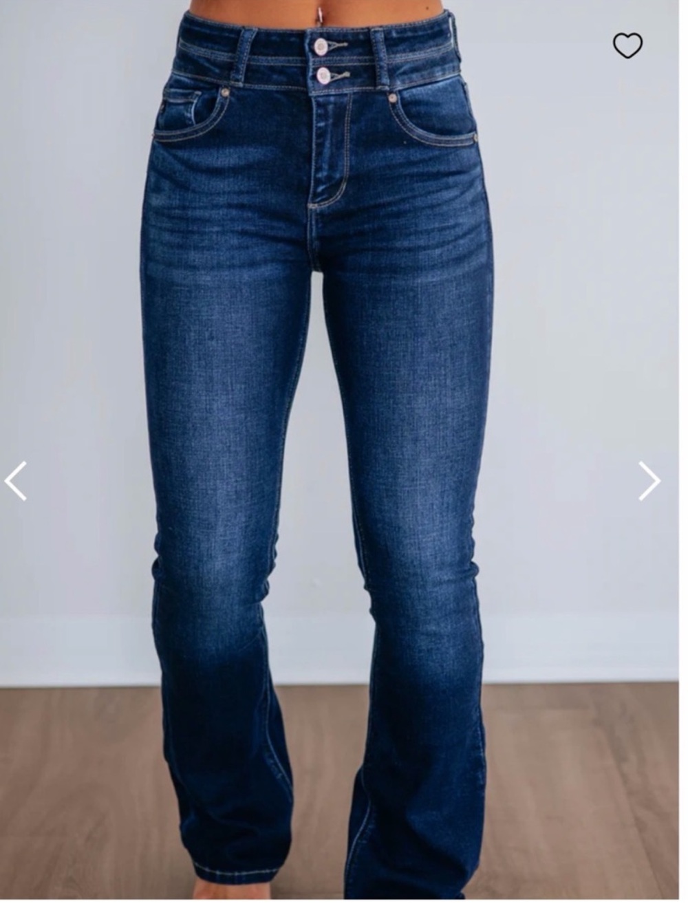 KanCan Estillo Dark Wash High Rise Flare Jeans Womens Size 15/31